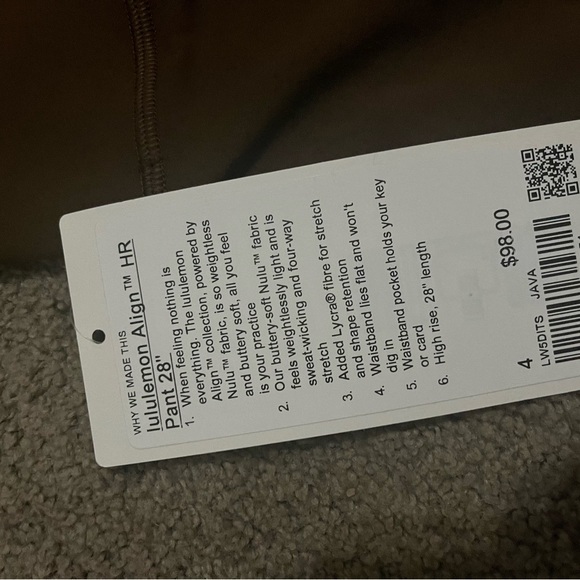 Lululemon align leggings JAVA - Picture 5 of 5